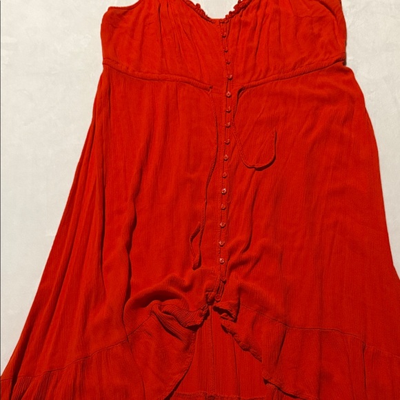 City Chic ruffle maxi hi low dress - Picture 4 of 8